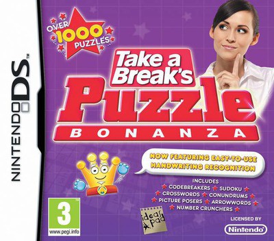 Take a Break's Puzzle Bonanza - Nintendo DS Games