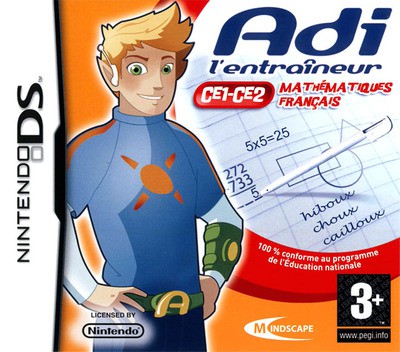 Adi l'Entraineur - Mathematiques, Francais CE1-CE2 - Nintendo DS Games