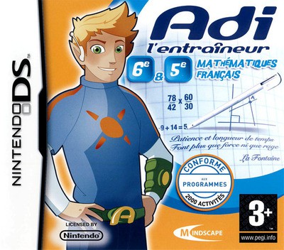 Adi l'Entraineur - Mathematiques, Francais 6e & 5e - Nintendo DS Games