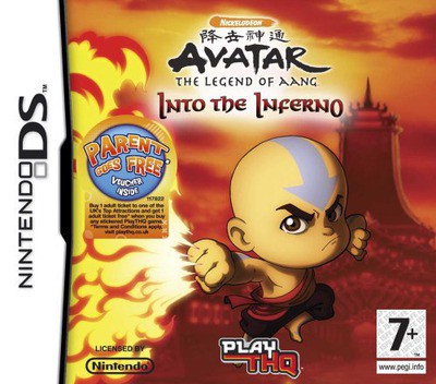 Avatar - The Legend of Aang - Into the Inferno - Nintendo DS Games