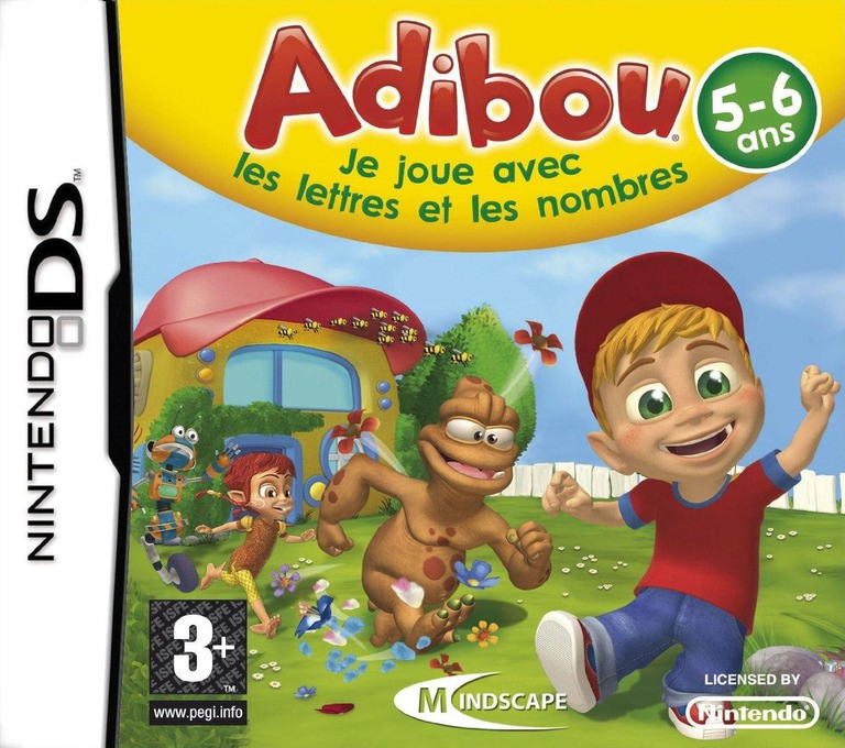 Adibou - Je Joue avec les Lettres et les Nombres - Nintendo DS Games
