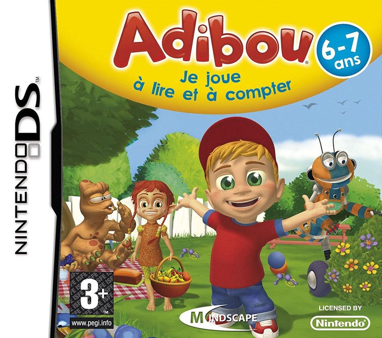 Adibou - Je Joue a Lire et a Compter - Nintendo DS Games