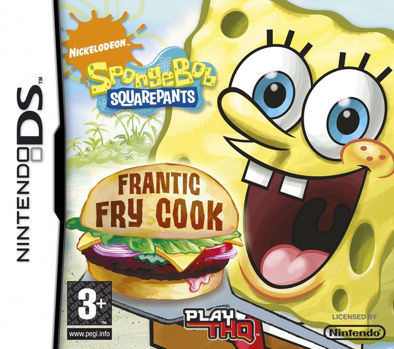 SpongeBob SquarePants - Frantic Fry Cook - Nintendo DS Games
