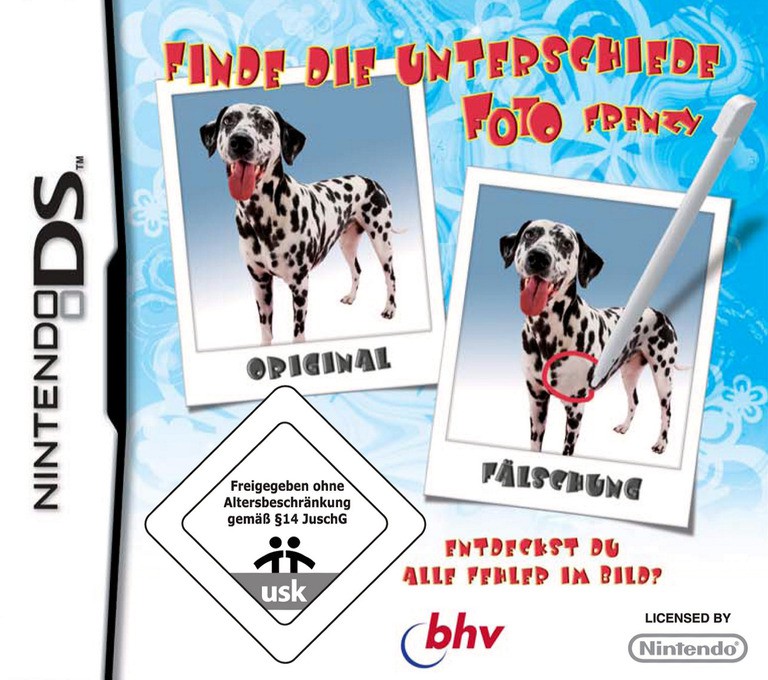 Finde die Unterschiede - Foto Frenzy - Nintendo DS Games
