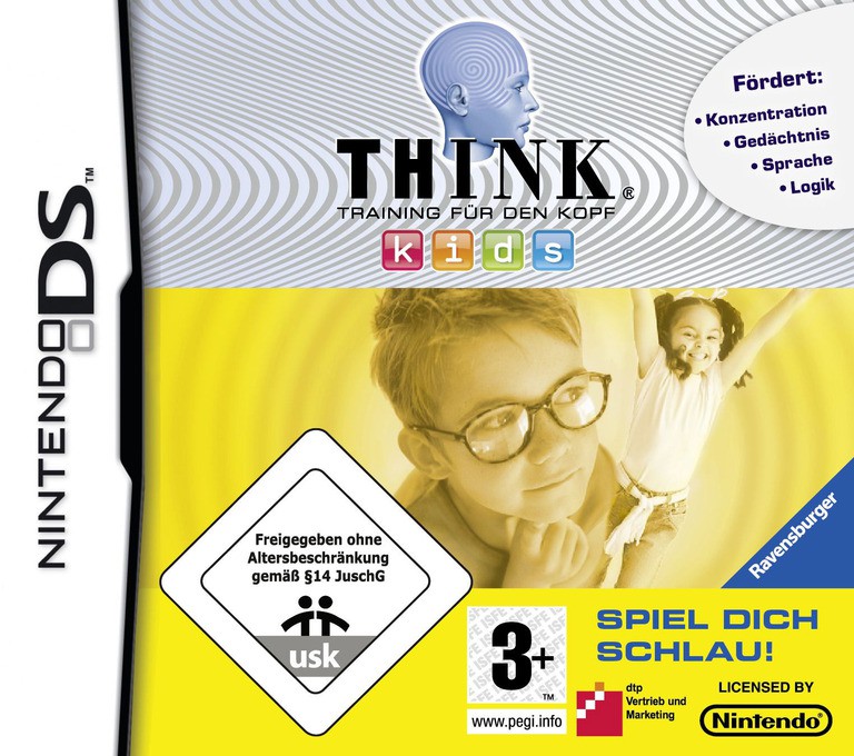 Think - Training fuer den Kopf - Kids - Spiel Dich Schlau! - Nintendo DS Games
