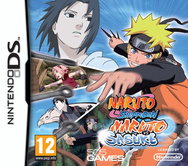 Naruto Shippuden - Naruto vs Sasuke - Nintendo DS Games