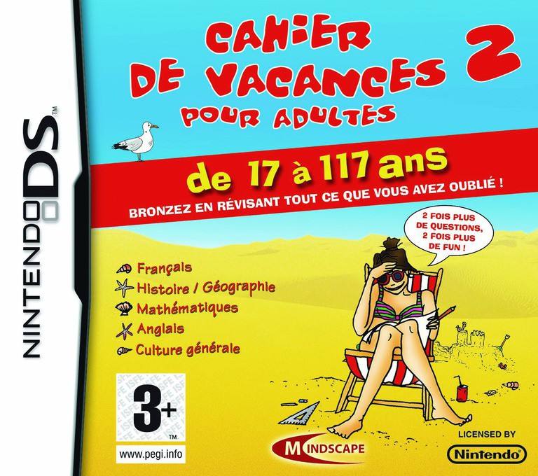 Cahier de Vacances pour Adultes 2 - Nintendo DS Games