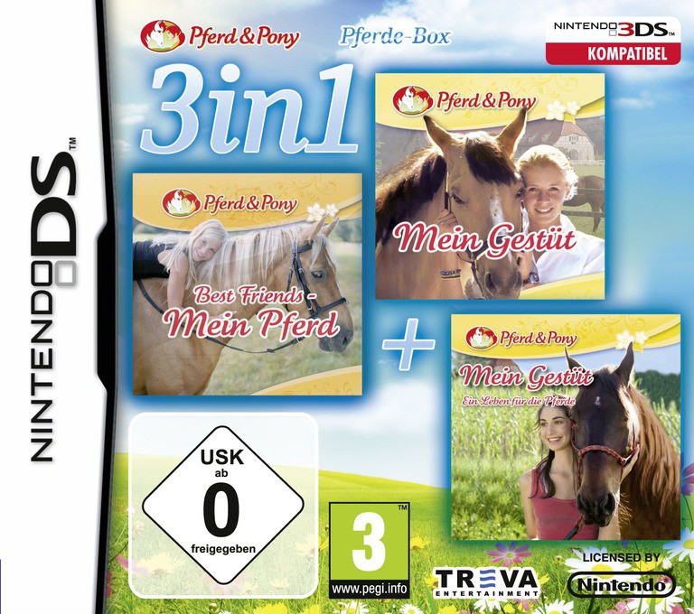 3 in 1 - Horses - Nintendo DS Games