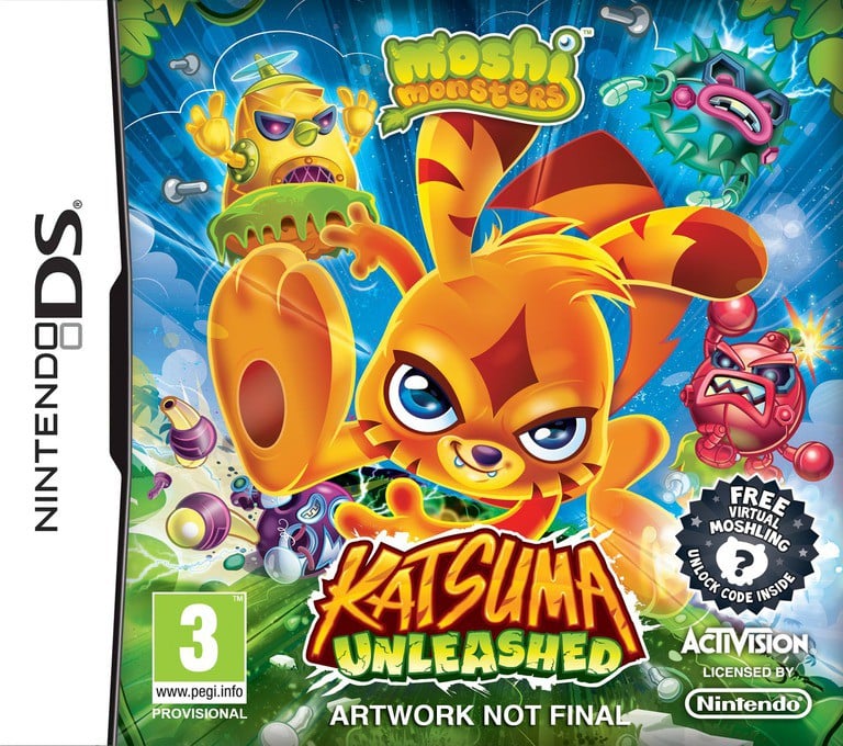 Moshi Monsters - Katsuma Unleashed - Nintendo DS Games