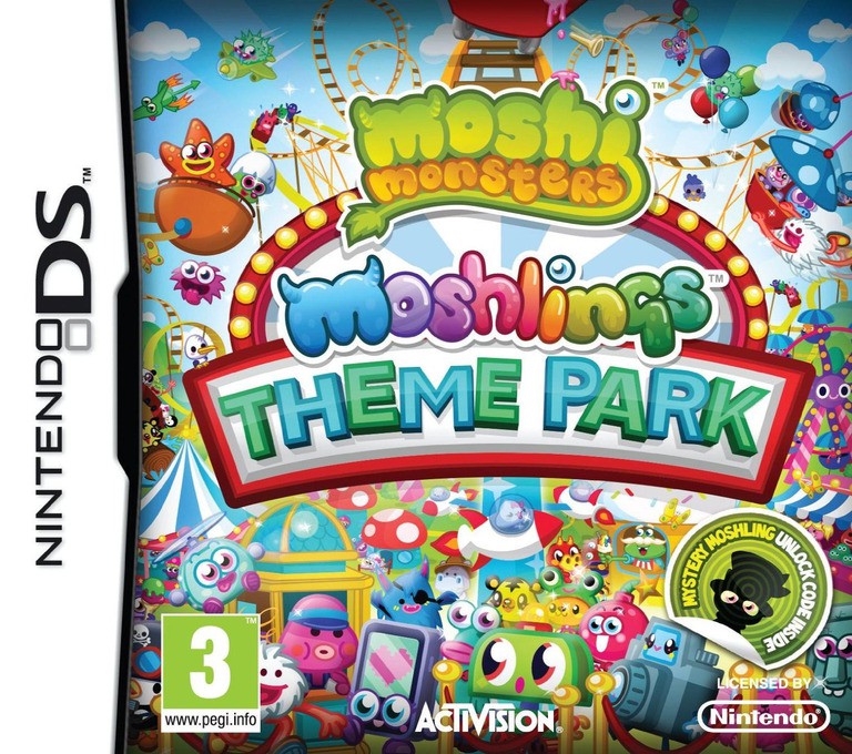 Moshi Monsters - Moshlings Theme Park - Nintendo DS Games