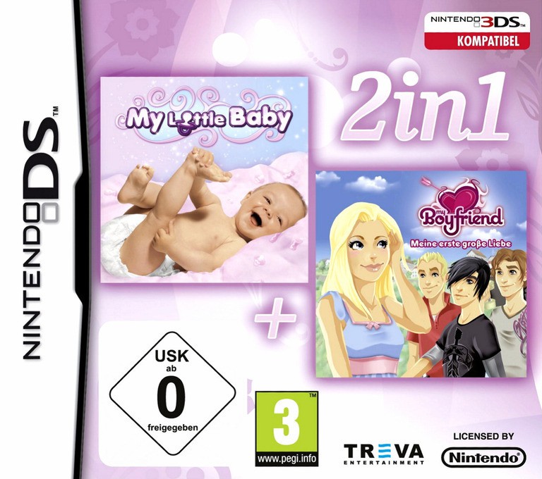 2 in 1 - My Little Baby + My Boyfriend - Nintendo DS Games