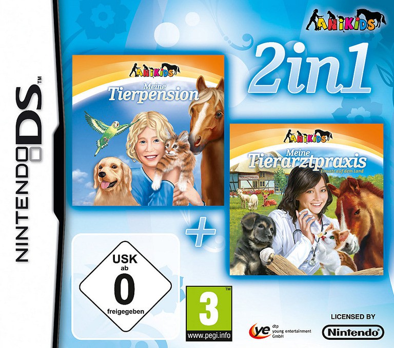 2 in 1 - My Pet Hotel + My Vet Practice - In the Country - Nintendo DS Games
