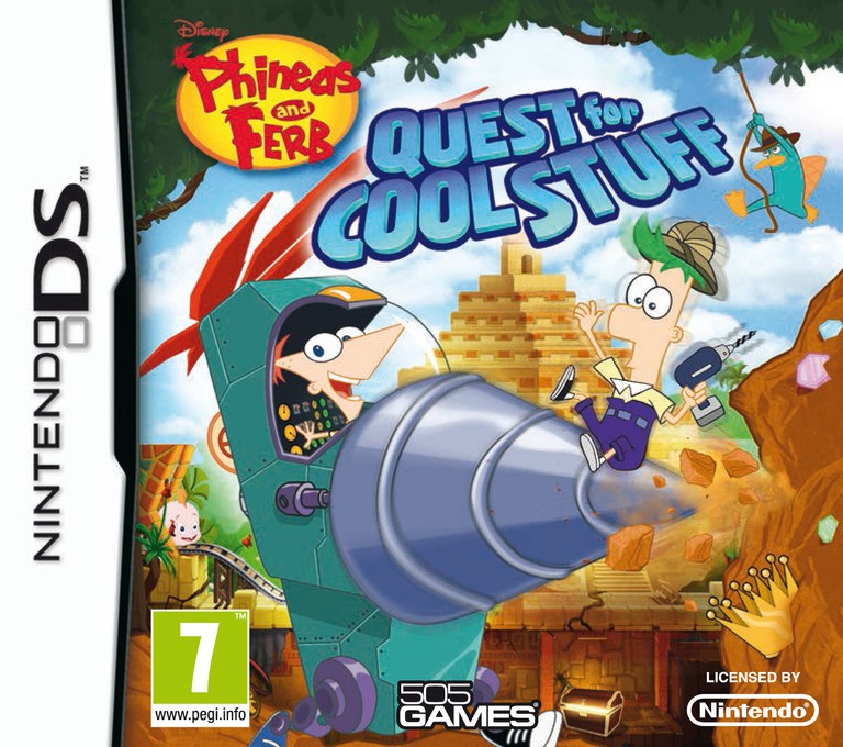 Phineas and Ferb - Quest for Cool Stuff - Nintendo DS Games
