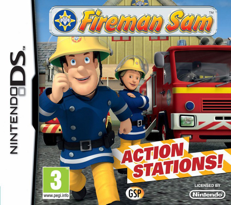 Fireman Sam - Action Stations - Nintendo DS Games