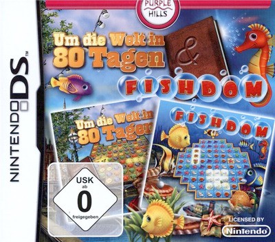 Around the World in 80 Days & Fishdom - Nintendo DS Games