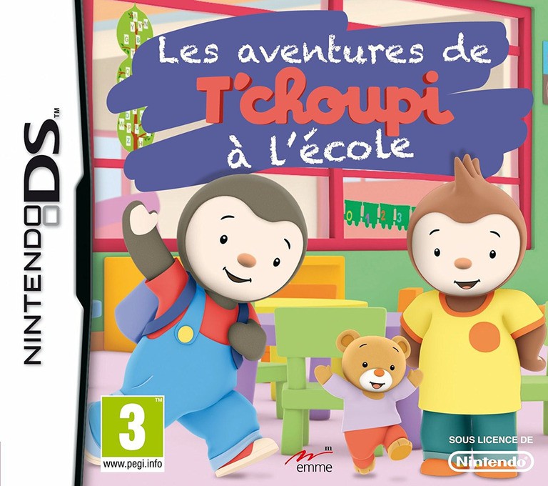 Les Aventures de T'choupi a l'Ecole - Nintendo DS Games
