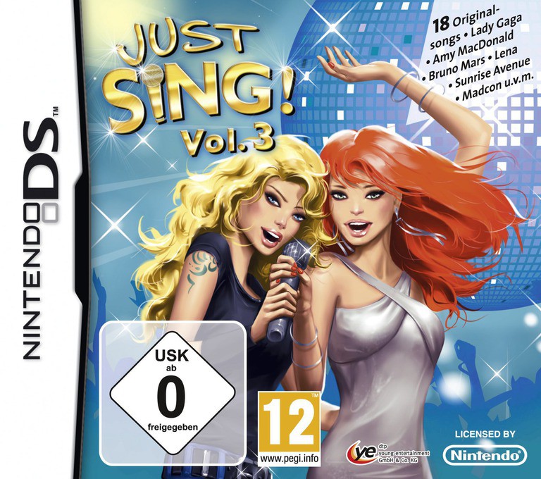 Just Sing! - Vol. 3 - Nintendo DS Games