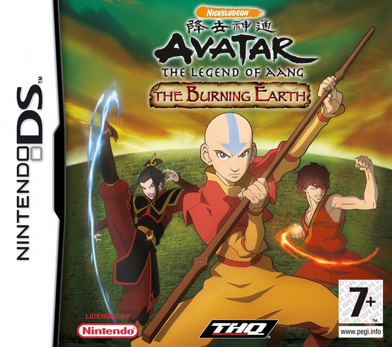 Avatar - The Legend of Aang - The Burning Earth - Nintendo DS Games