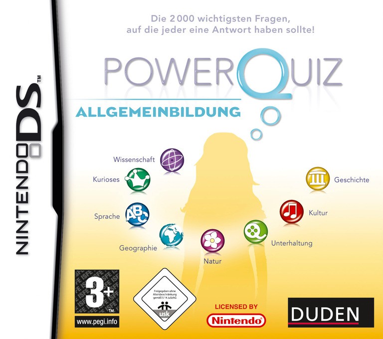 PowerQuiz - Allgemeinbildung - Nintendo DS Games