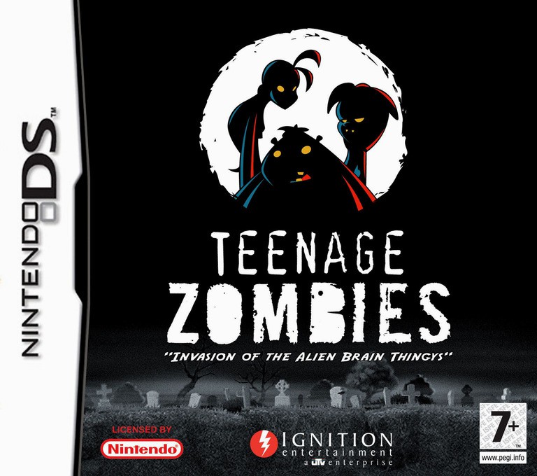 Teenage Zombies - Invasion of the Alien Brain Thingys - Nintendo DS Games