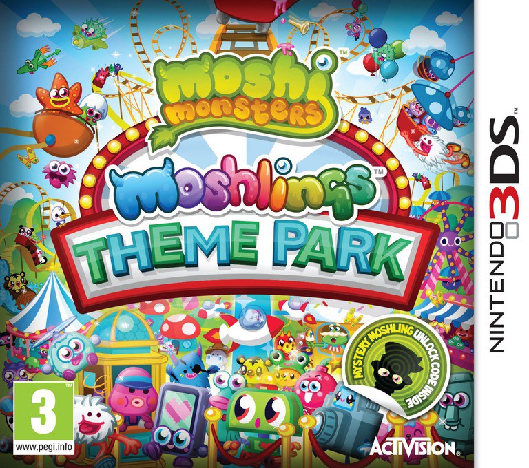 Moshi Monsters - Moshlings Theme Park - Nintendo 3DS Games