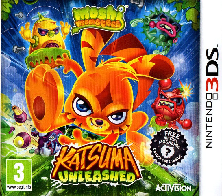 Moshi Monsters - Katsuma Unleashed - Nintendo 3DS Games