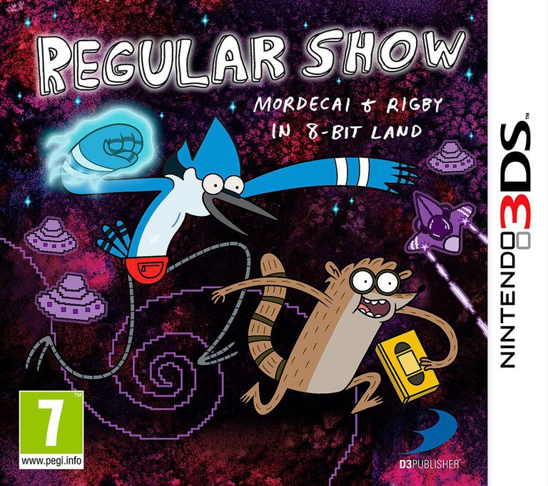 Regular Show - Mordecai and Rigby in 8-bit Land - Nintendo 3DS Games