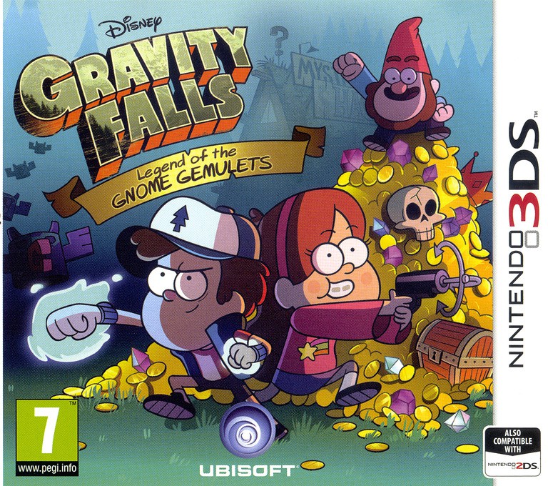 Gravity Falls - Legend of the Gnome Gemulets - Nintendo 3DS Games