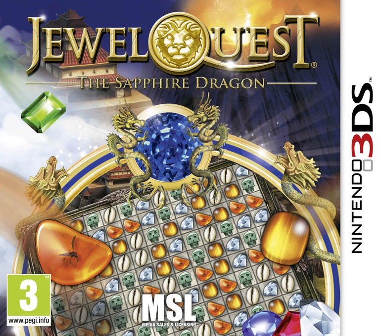 Jewel Quest - The Sapphire Dragon - Nintendo 3DS Games