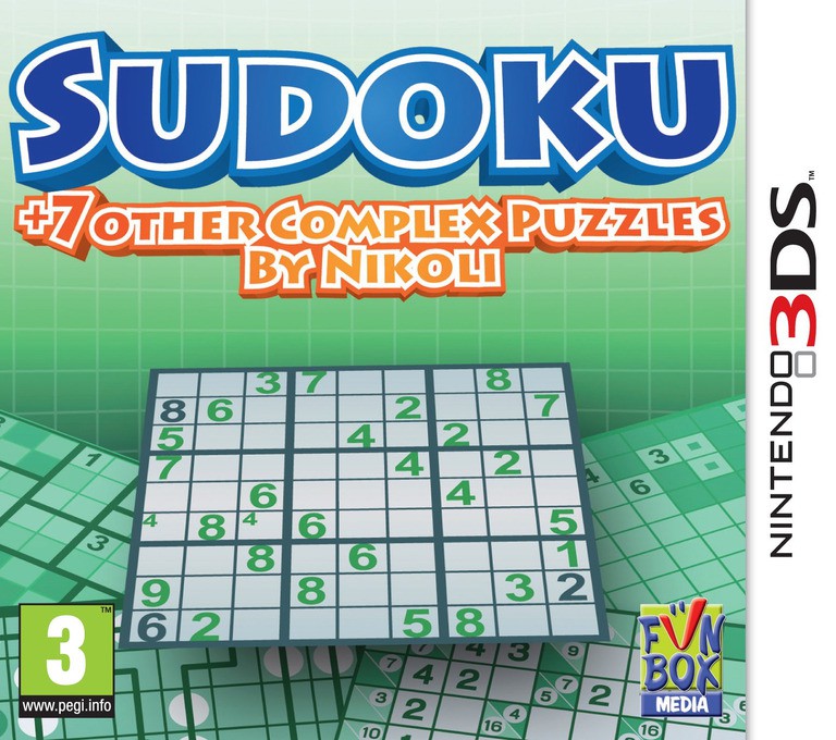 Sudoku + 7 Other Complex Puzzles by Nikoli - Nintendo 3DS Games