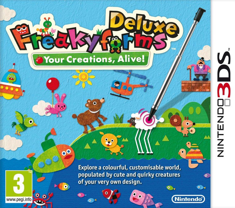 Freakyforms Deluxe - Your Creations, Alive! - Nintendo 3DS Games