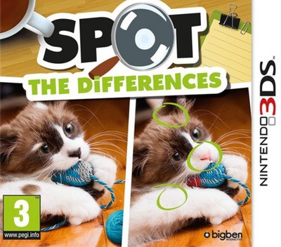 Spot the Differences - Nintendo 3DS Games