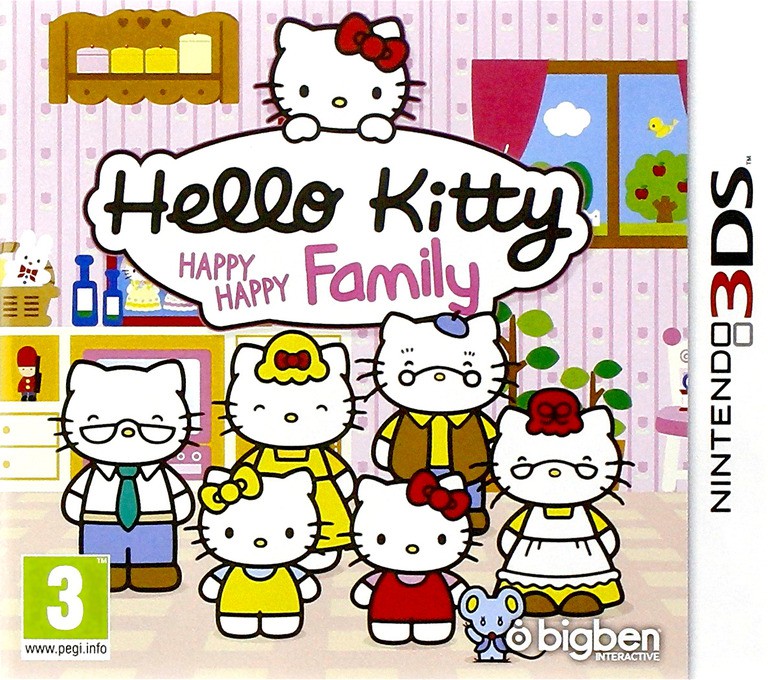 Hello Kitty Happy Happy Family - Nintendo 3DS Games