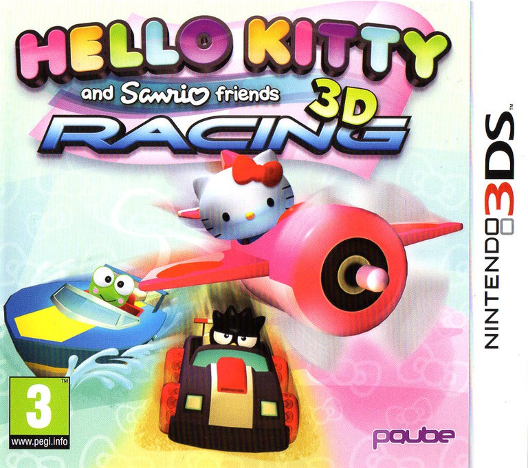 Hello Kitty and Sanrio Friends 3D Racing - Nintendo 3DS Games