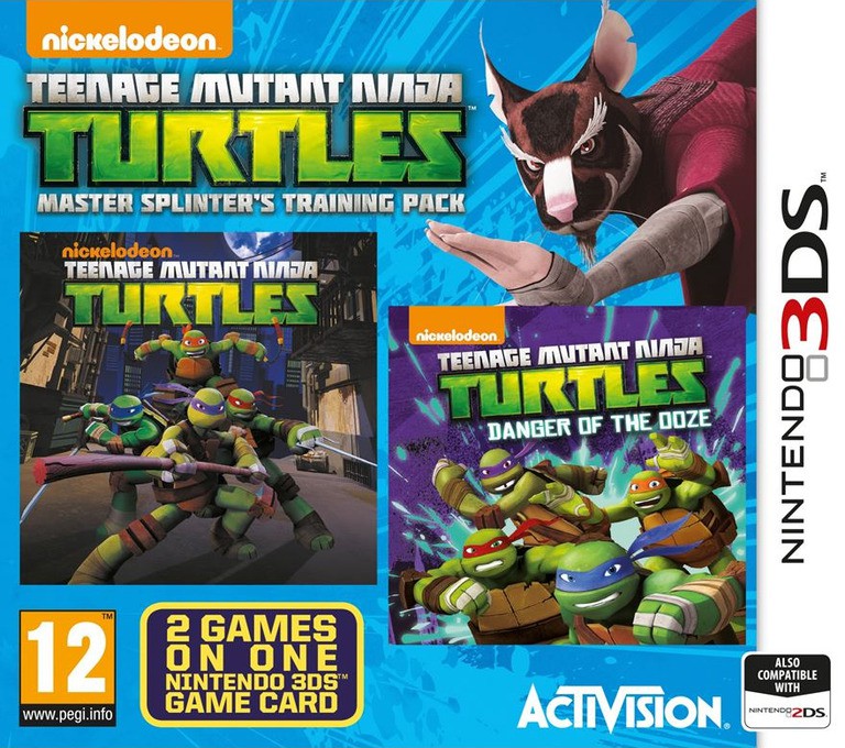 Teenage Mutant Ninja Turtles - Master Splinter's Training Pack - Nintendo 3DS Games