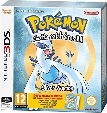 Pokémon Silver Version (Complete - No Download Code) - Nintendo 3DS Games