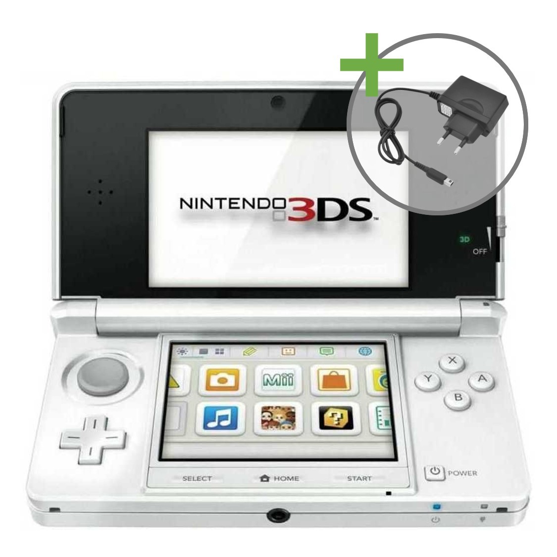Nintendo 3DS - Ice White - Nintendo 3DS Hardware