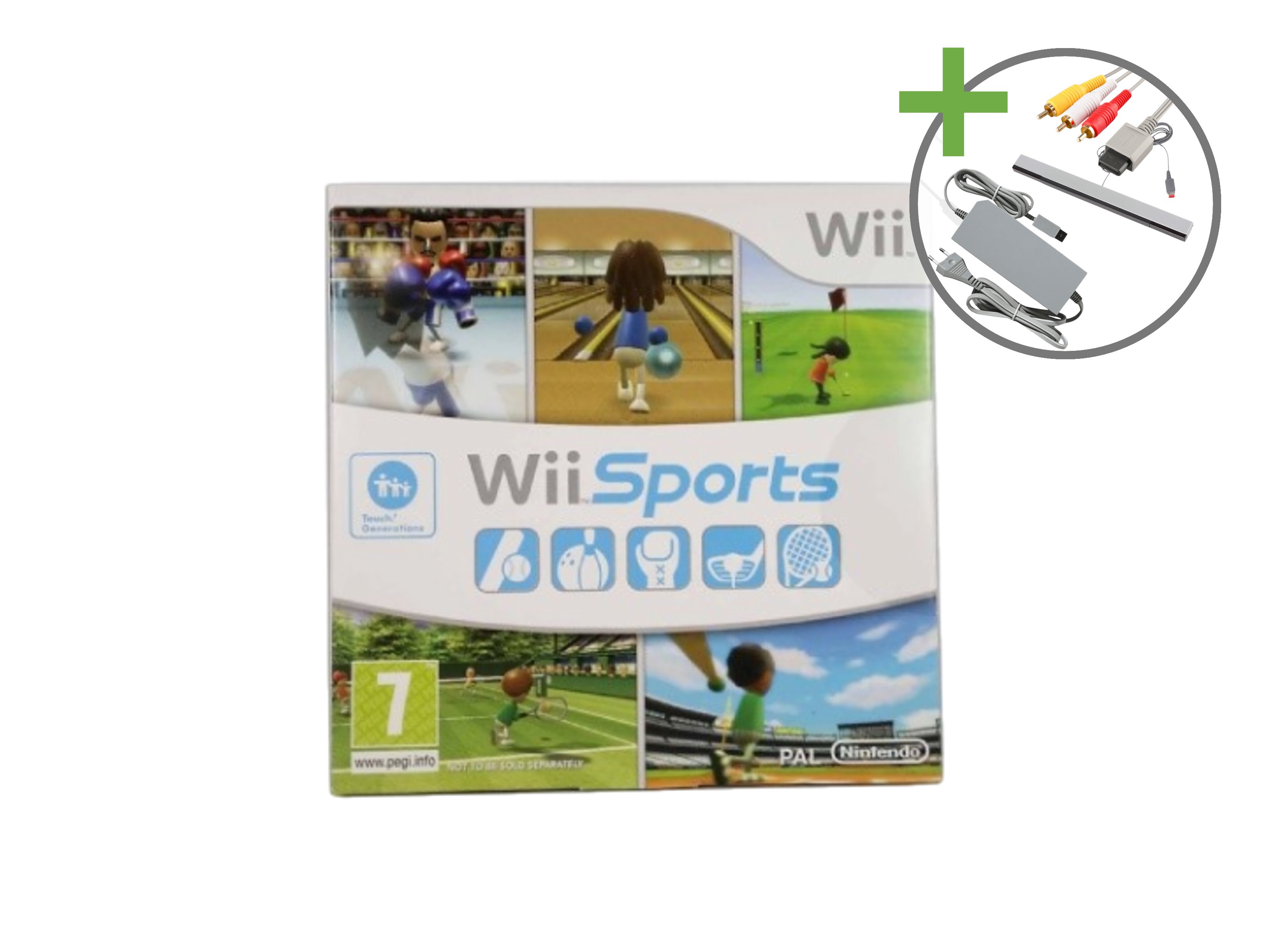 Nintendo Wii Starter Pack - Wii Sports Edition [Complete] - Wii Hardware - 5