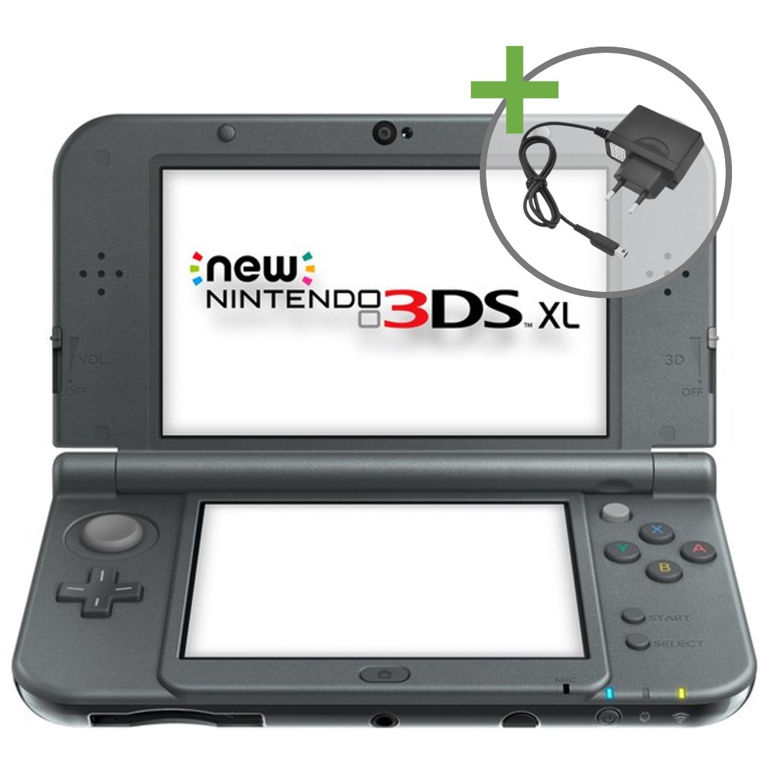 New Nintendo 3DS XL - Metallic Black [Complete] - Nintendo 3DS Hardware - 3