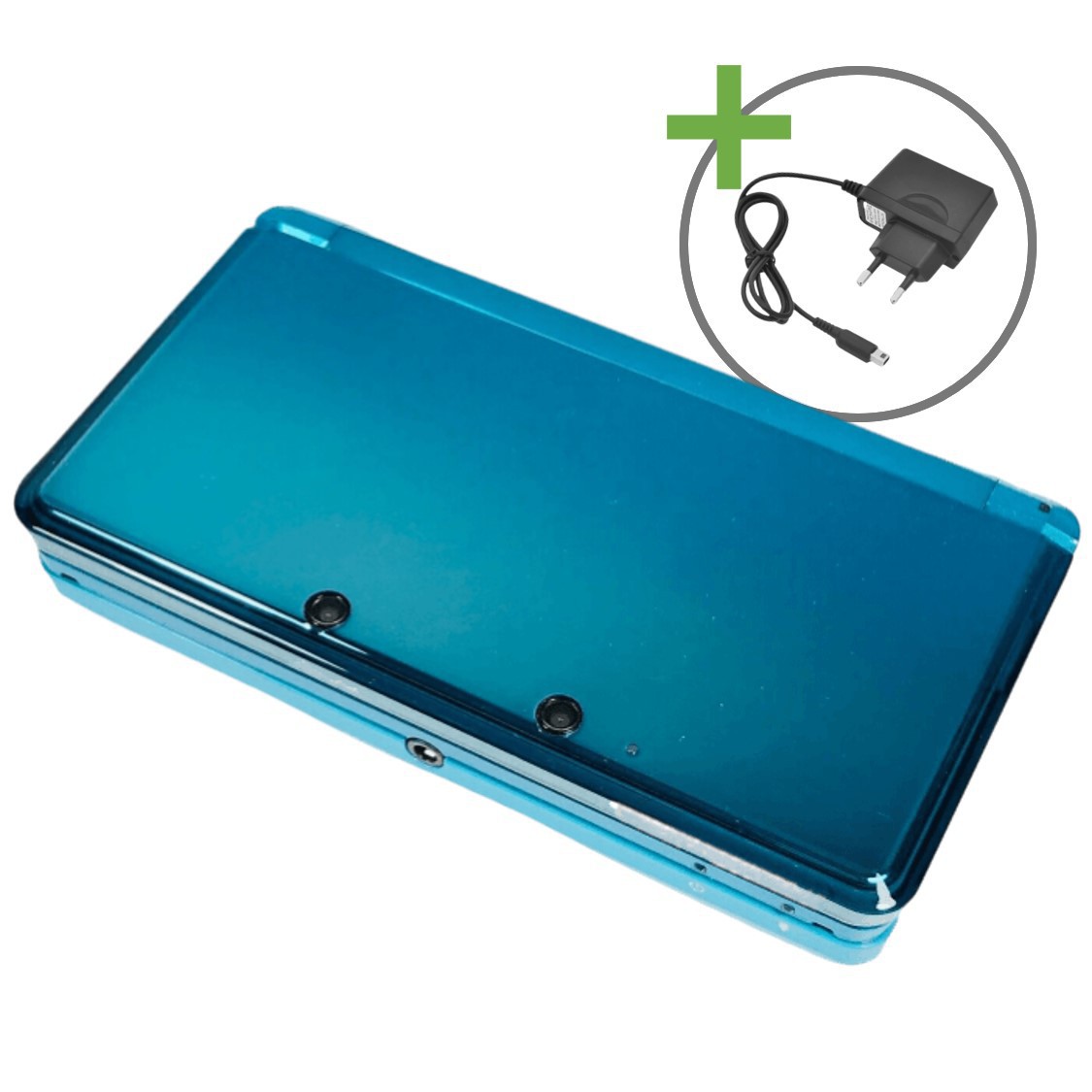 Nintendo 3DS - Aqua Blue [Complete] - Nintendo 3DS Hardware - 3
