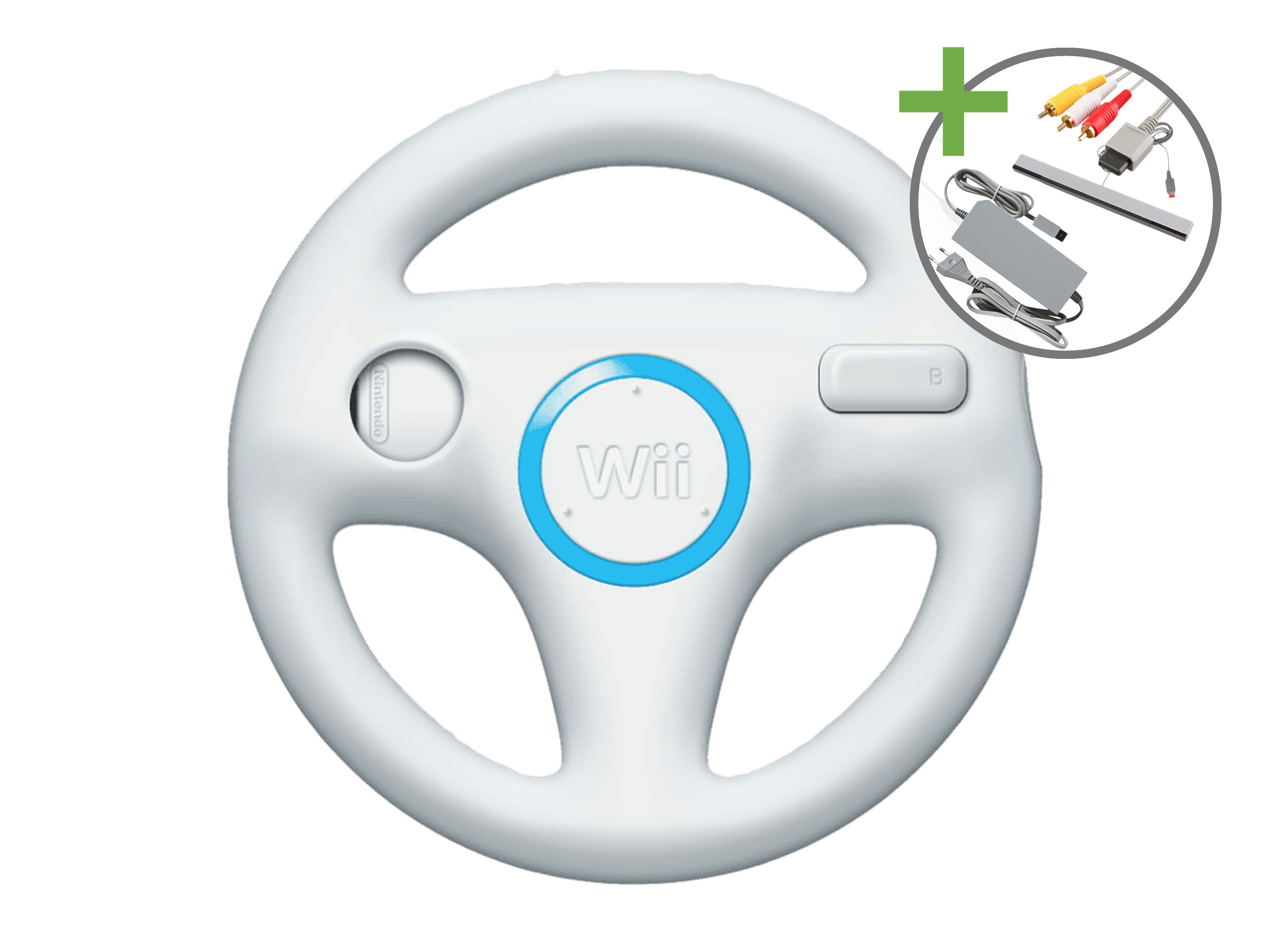 Nintendo Wii Starter Pack - Mario Kart Motion Plus White Edition [Complete] - Wii Hardware - 5