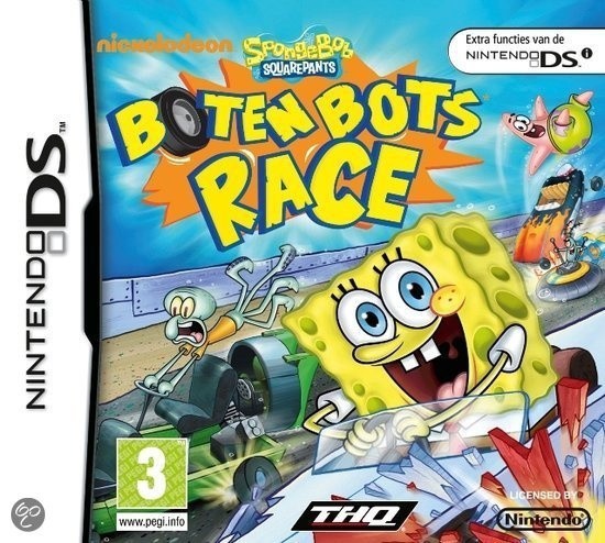 SpongeBob Squarepants Boten Bots Race for NDS - Nintendo DS Games