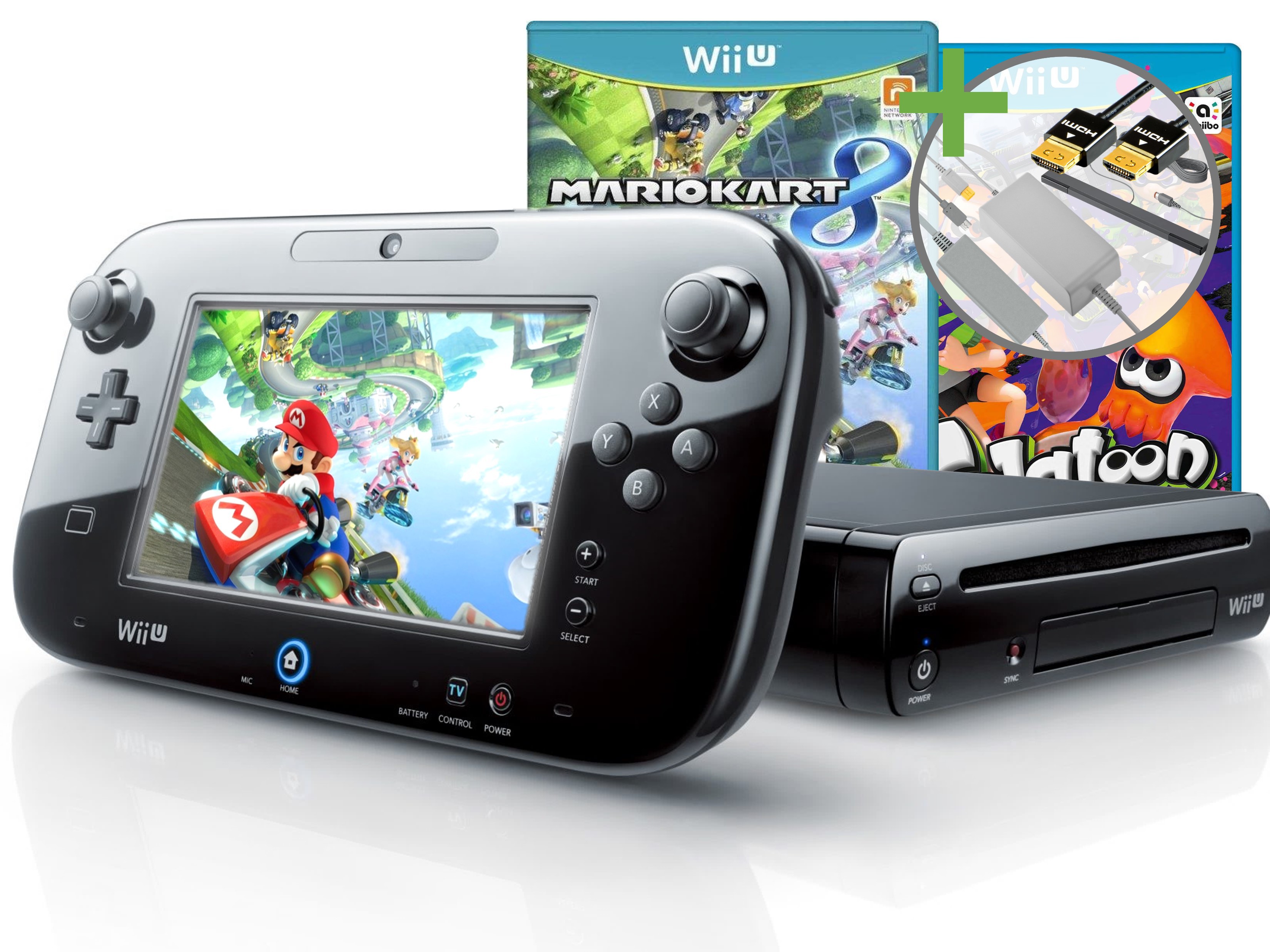 Nintendo Wii U Starter Pack - Mario Kart 8 en Splatoon Edition [Complete] - Wii U Hardware - 2