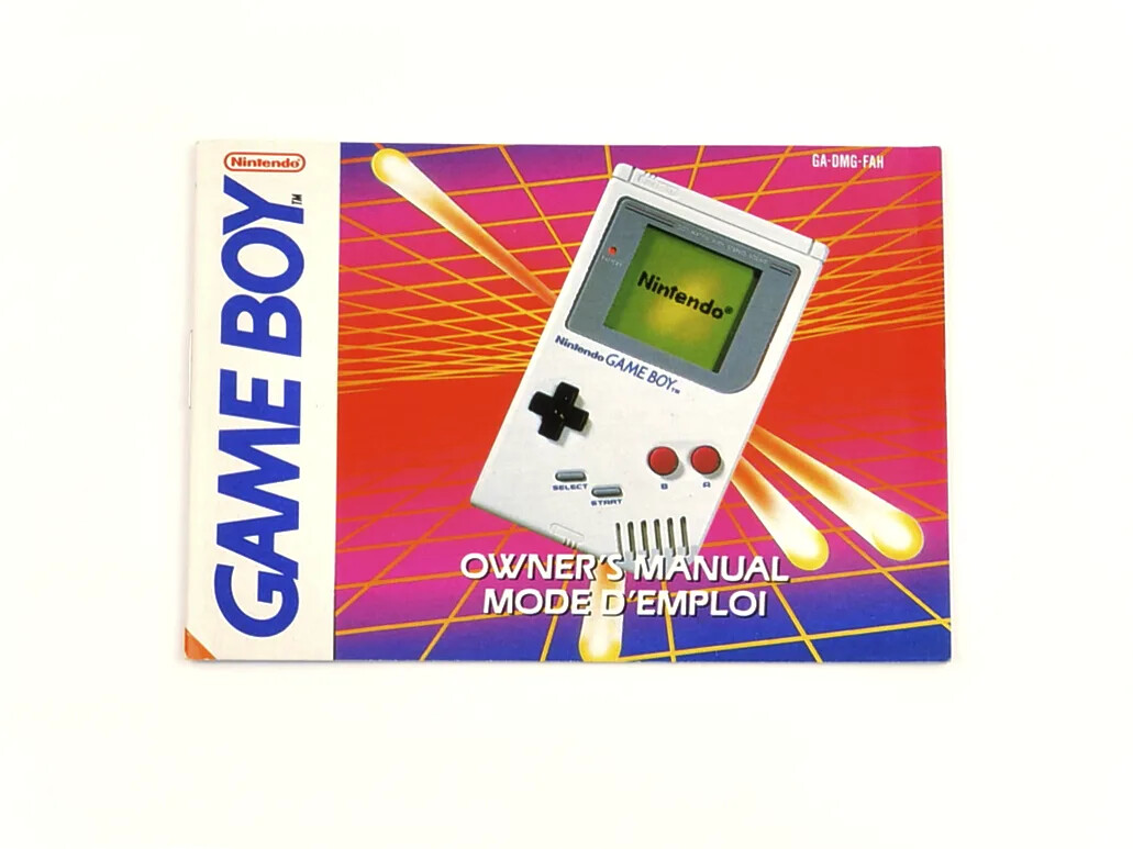 Gameboy Classic Console - Manual Kaufen | Gameboy Classic Manuals