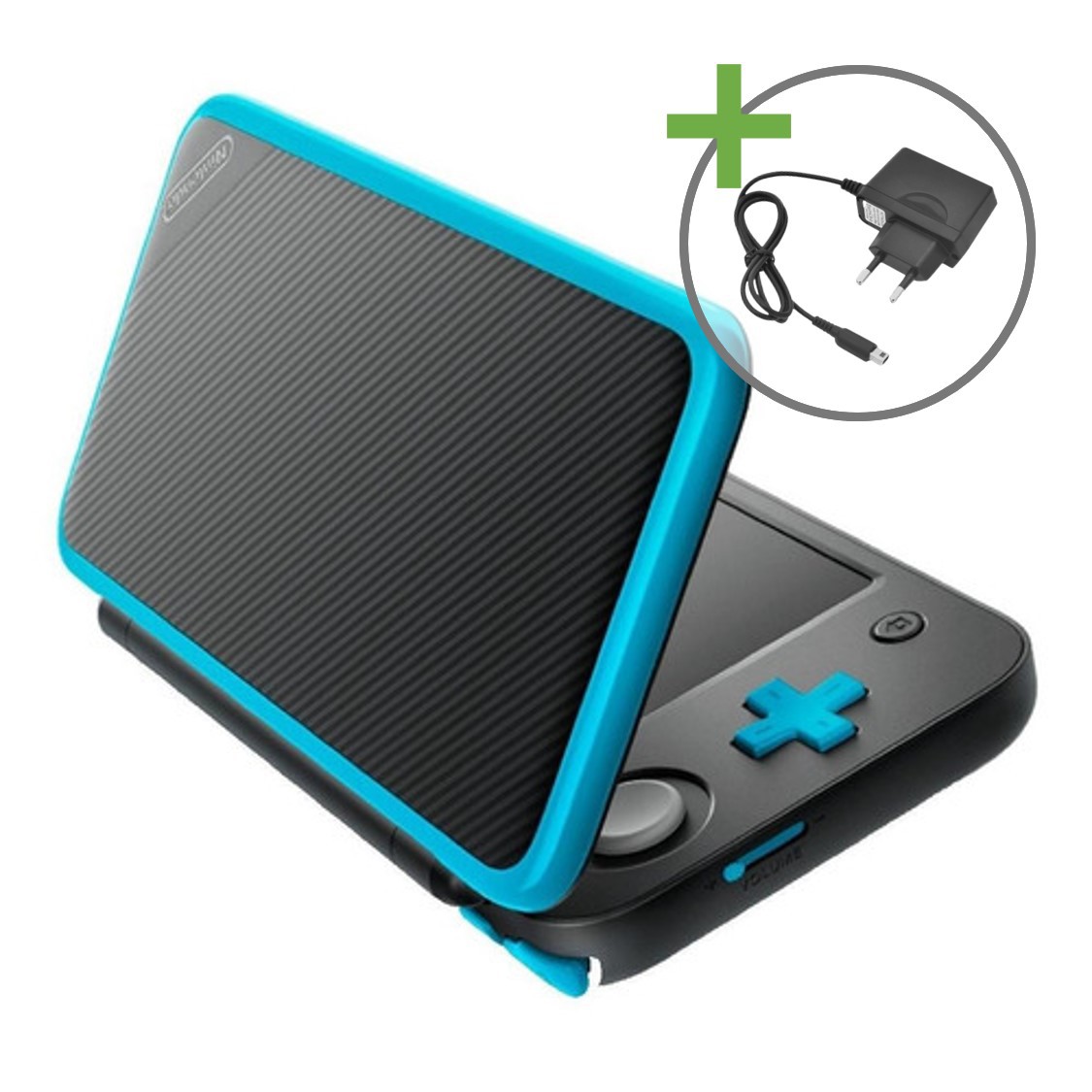 New Nintendo 2DS XL - Black/Turquoise - Nintendo 3DS Hardware - 2