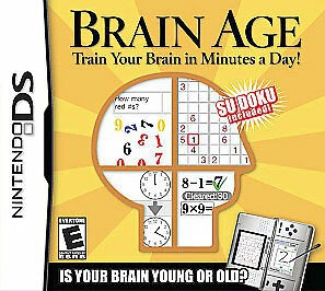 Brain Age Train Your Brain in Minutes a Day! - Nintendo DS Games