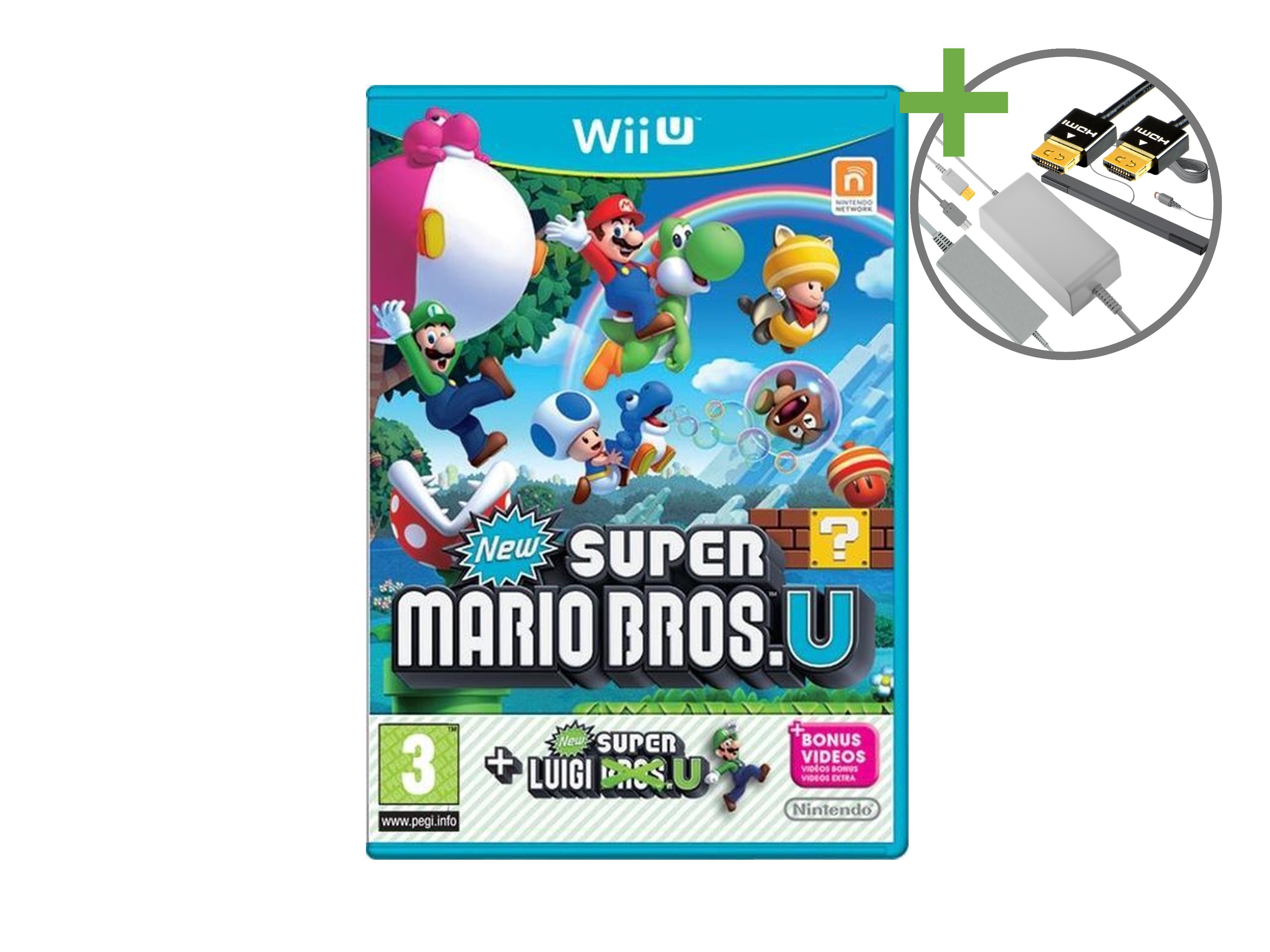 Nintendo Wii U Starter Pack - New Super Mario Bros. U + New Super Luigi U Edition [Complete] - Wii U Hardware - 5