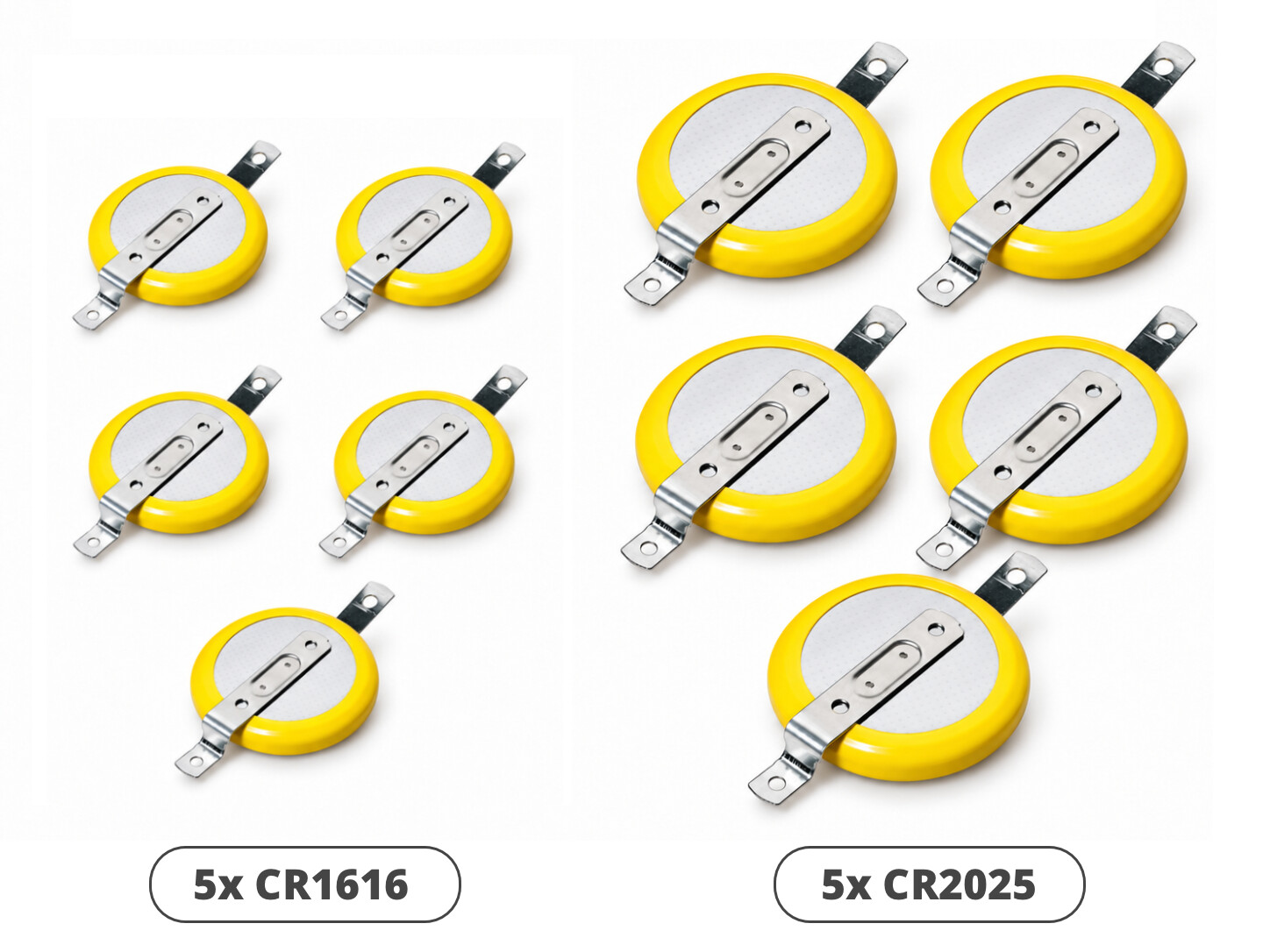 5x CR1616  en 5x CR2025 Save Batterij voor Game Boy Games Kopen | Gameboy Classic Hardware