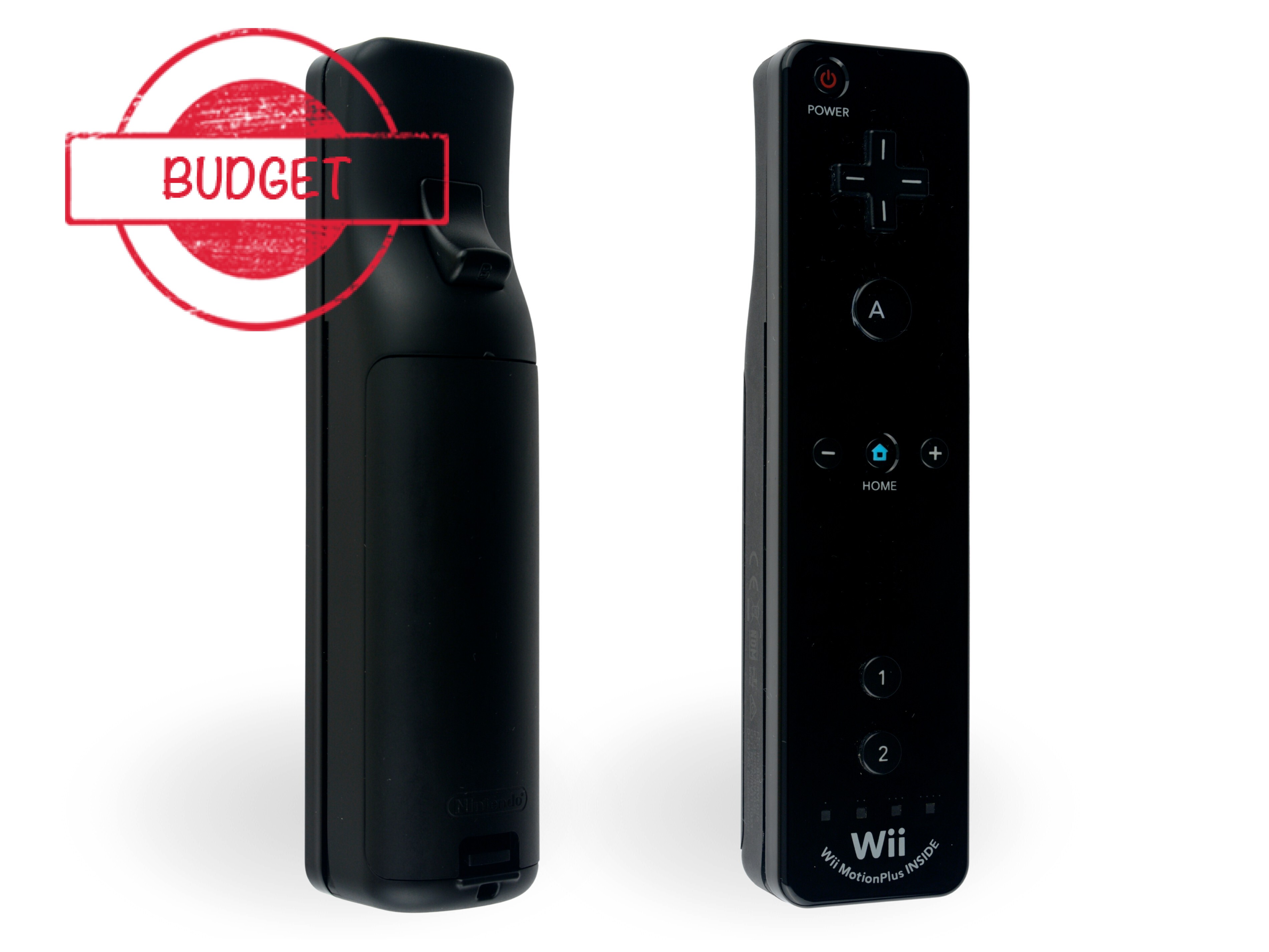 Nintendo Wii Remote Controller Motion Plus Black - Budget Kopen | Wii Hardware