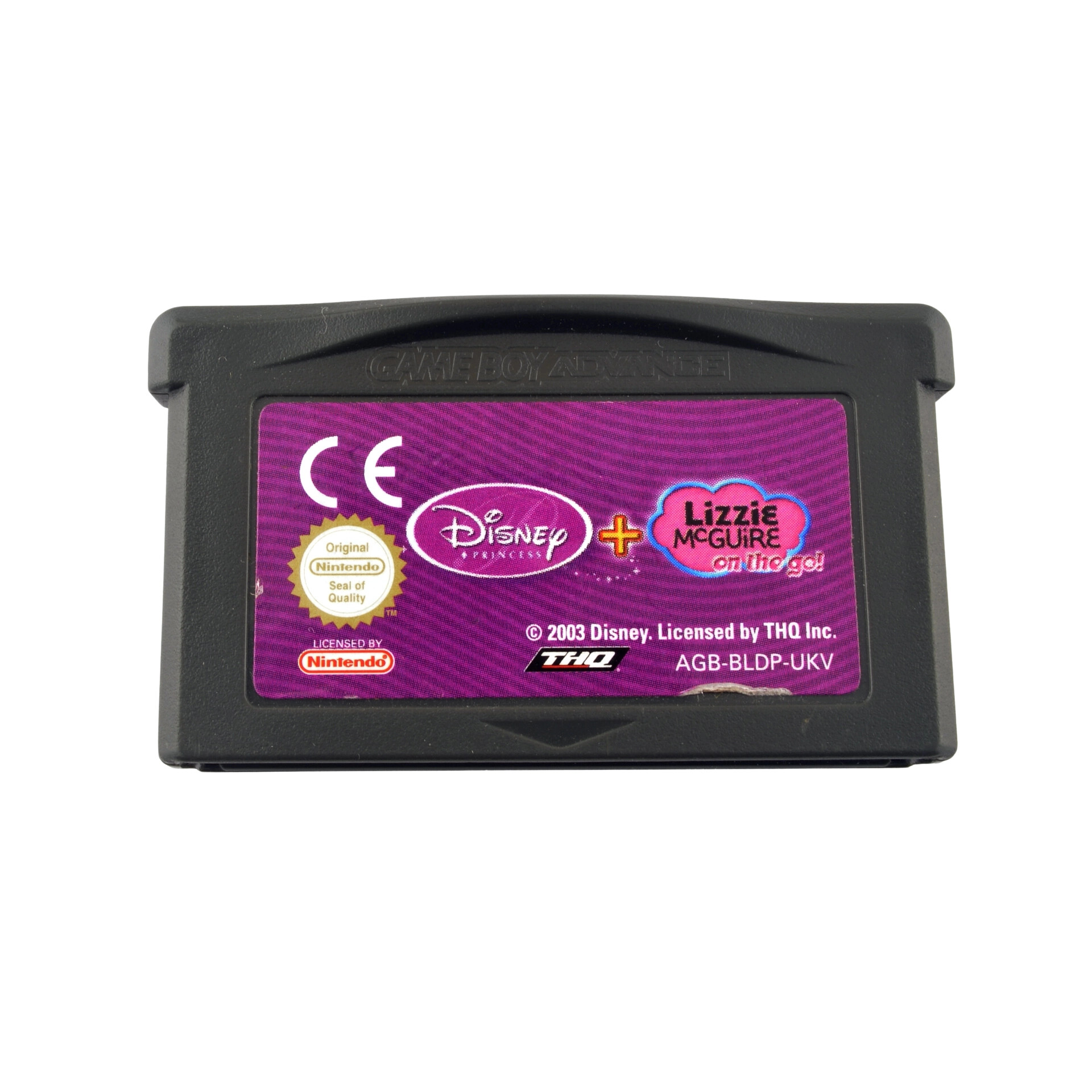 Disney Princes + Lizzie Mc Guire On The Go - Gameboy Advance Games